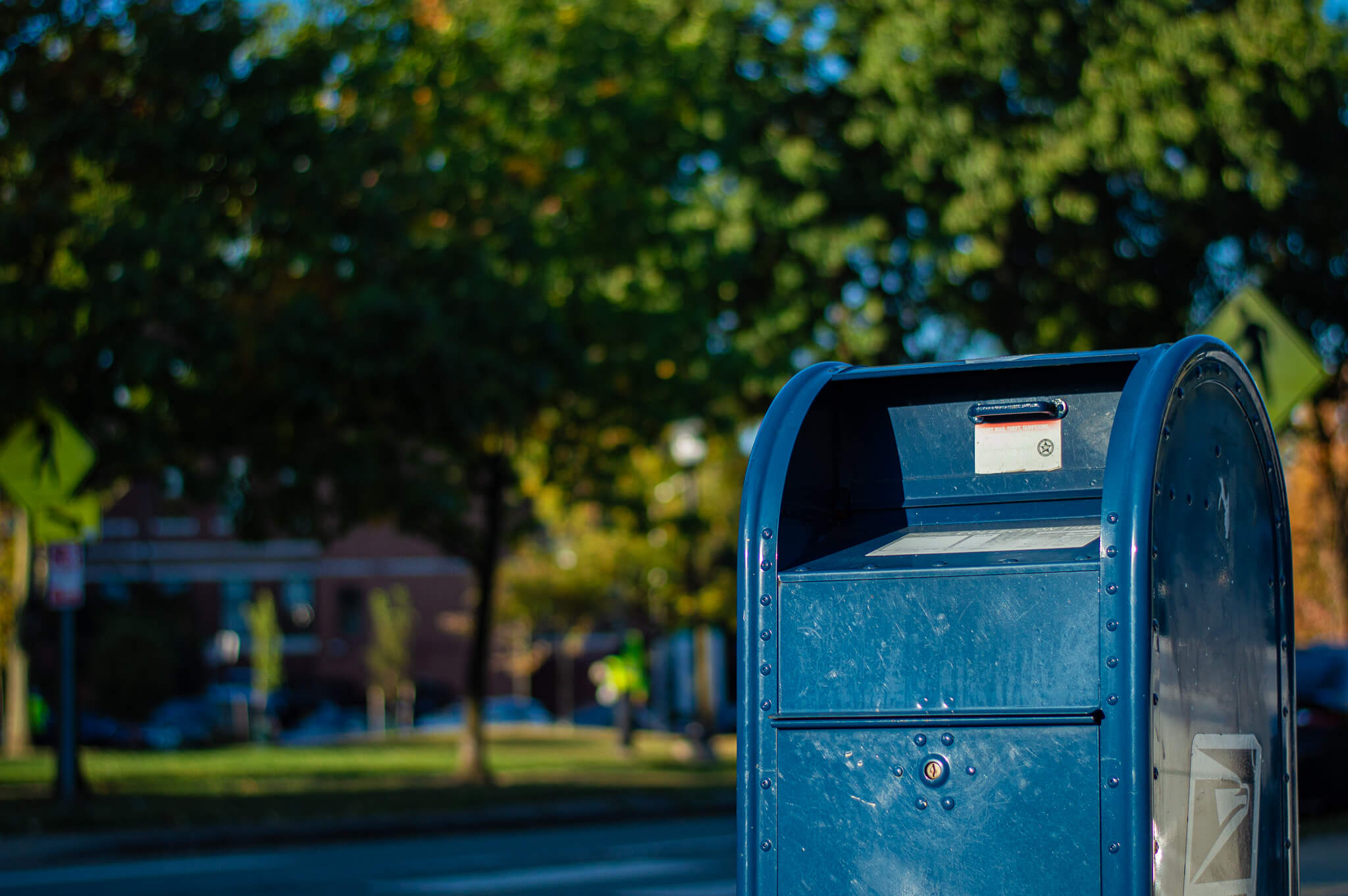 A public mailbox in Pittsburgh